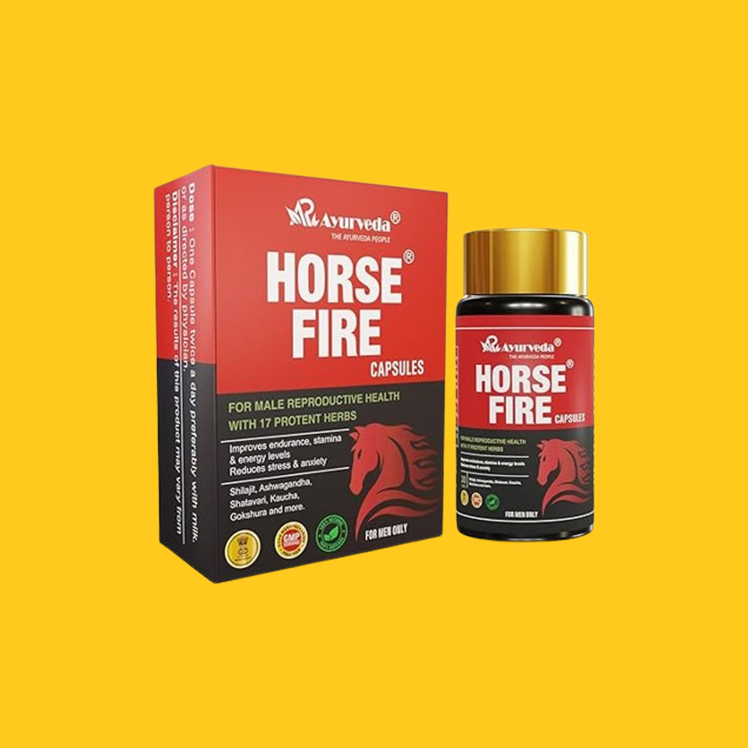 Ayurveda Pack of 30 Horse Fire Capsule, Strength & Stamina Booster For Men Wellness