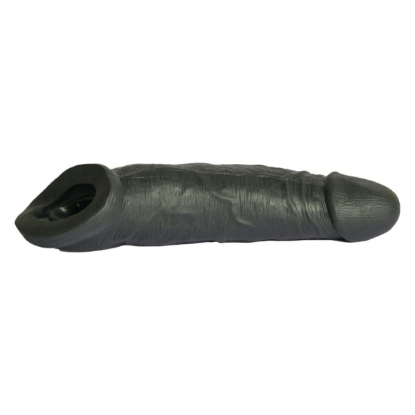 Black Dragon Reusable Condom 6 Inch side view