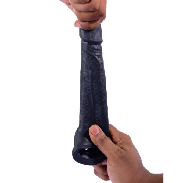 Black Dragon Reusable Condom 6 Inch stretchable