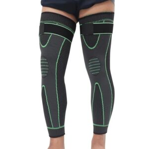 Fitness Compression FULL LEG Long Knee and calf Sleeve support for men