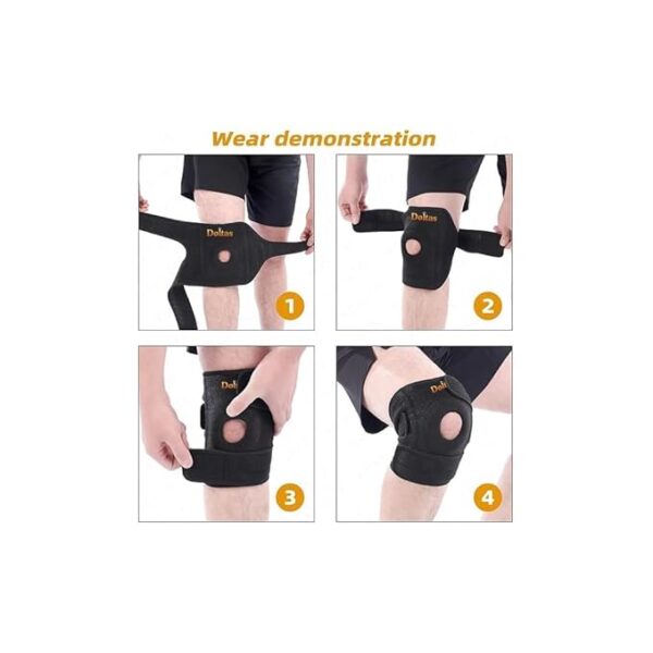Knee Brace Pair – Compression Knee Cap for Men Pain Relief - Image 4