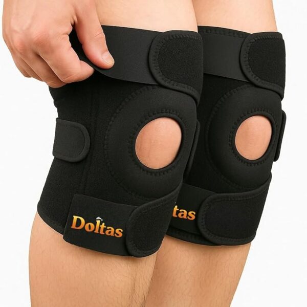 Knee Brace Pair – Compression Knee Cap for Men Pain Relief