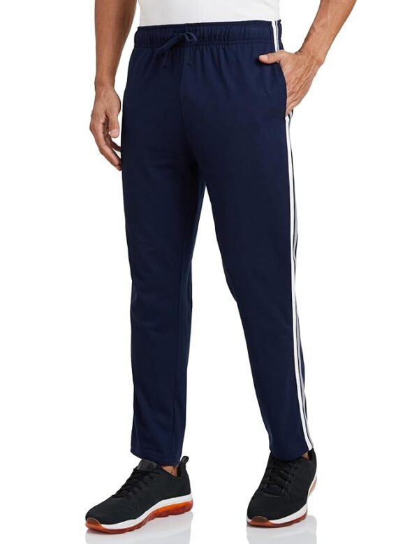 Symbol Men's Cotton Rich Strechable Knit Track Pants