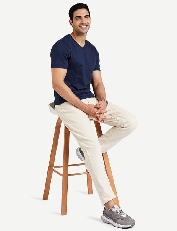 Symbol Men's Solid Cotton T Shirt - Image 3