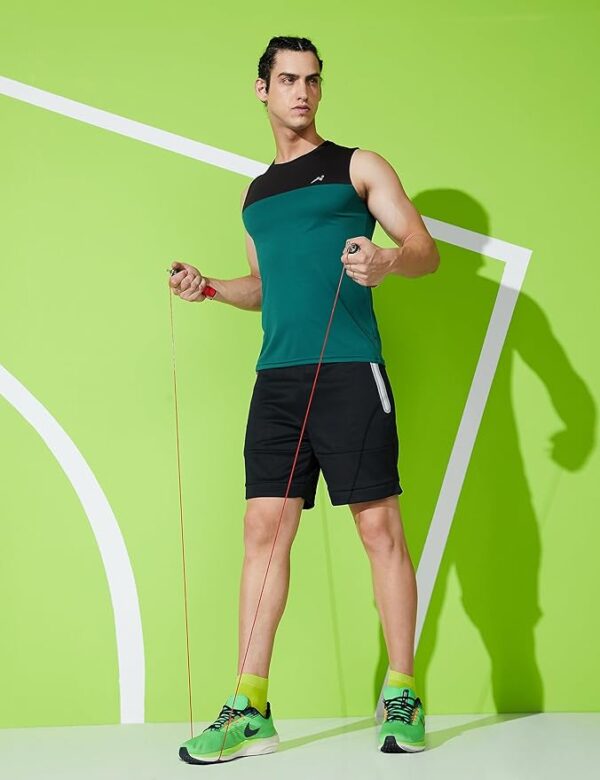 Symbol Men's Color Block Active Regular Fit Sports T-Shirt - Image 3