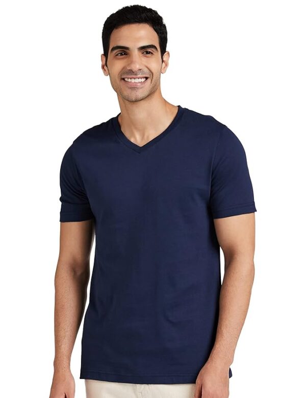 Symbol Men's Solid Cotton T Shirt