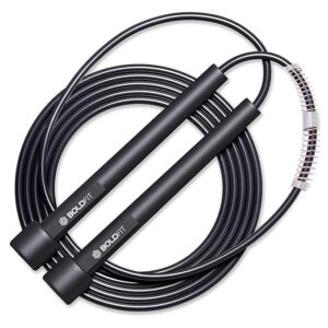 Skipping Rope for Men - Black, Polyviny l Chlorine