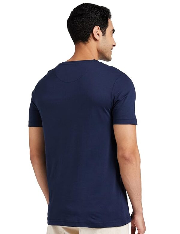 Symbol Men's Solid Cotton T Shirt - Image 2