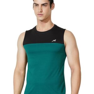 Symbol Men's Color Block Active Regular Fit Sports T-Shirt
