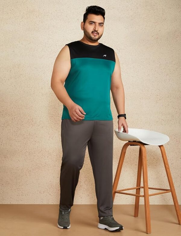 Symbol Men's Color Block Active Regular Fit Sports T-Shirt - Image 4