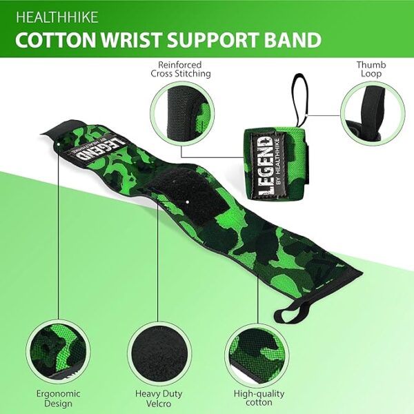 Wrist Supporter for Gym with Adjustable Strap - Image 3