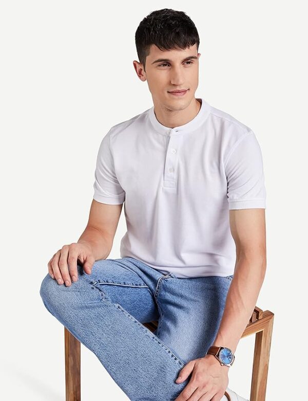 Men's Cotton Rich Polo T Shirt - Image 3