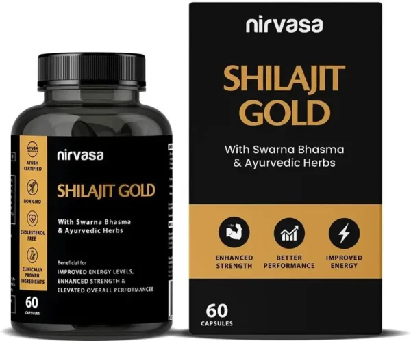 Pure Himalayan Shilajit Gold 60 Capsules