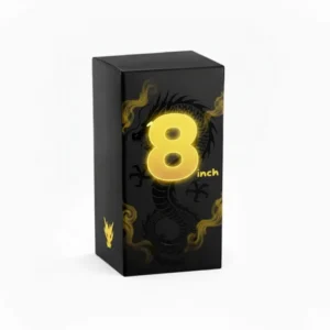 Silicone Reusable Condom Chocolate Color 8 Inch